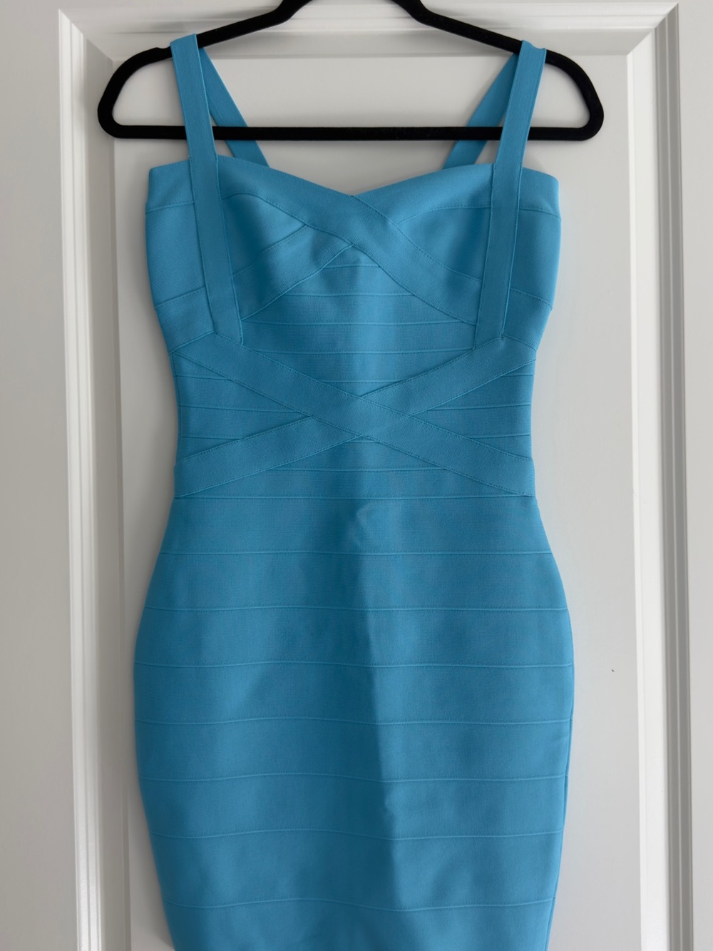 Blue Bandage Mini Dress Size S